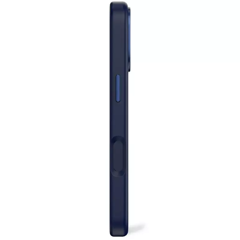 Funda para móvil Decoded D25IPO17BCS9TY para iPhone 17 — funda, compatible con hasta 16 cm (6,3 pulgadas), azul marino, microfibra y PU