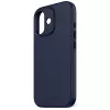 Funda para móvil Decoded D25IPO17BCS9TY para iPhone 17 — funda, compatible con hasta 16 cm (6,3 pulgadas), azul marino, microfibra y PU
