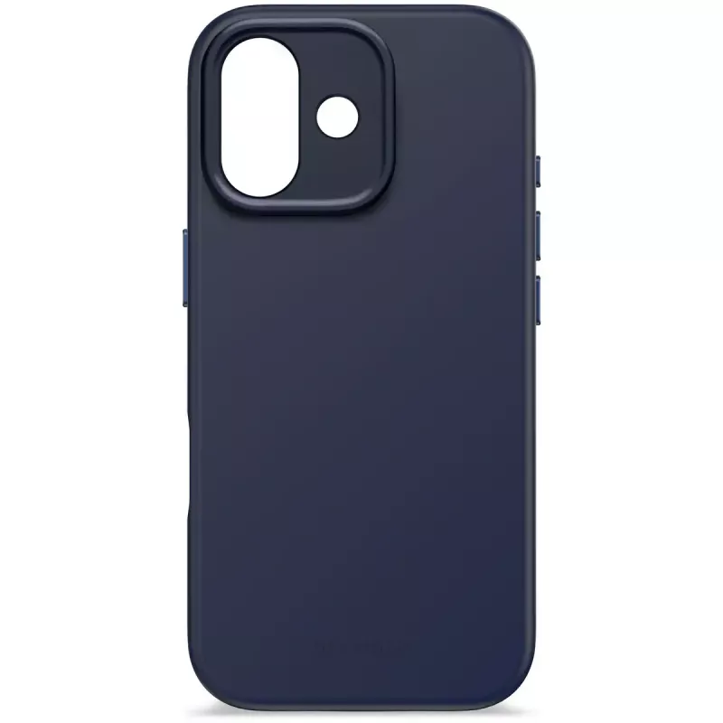Funda para móvil Decoded D25IPO17BCS9TY para iPhone 17 — funda, compatible con hasta 16 cm (6,3 pulgadas), azul marino, microfibra y PU