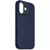 Funda para móvil Decoded D25IPO17BCS9TY para iPhone 17 — funda, compatible con hasta 16 cm (6,3 pulgadas), azul marino, microfibra y PU