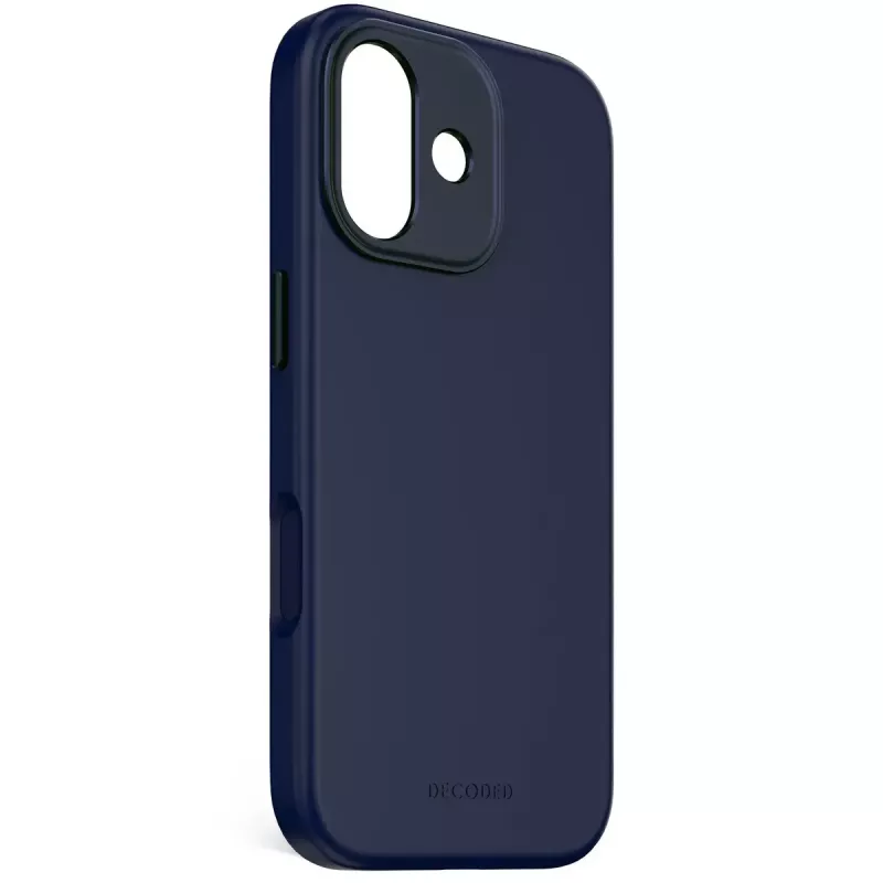 Funda para móvil Decoded D25IPO17BCS9TY para iPhone 17 — funda, compatible con hasta 16 cm (6,3 pulgadas), azul marino, microfibra y PU