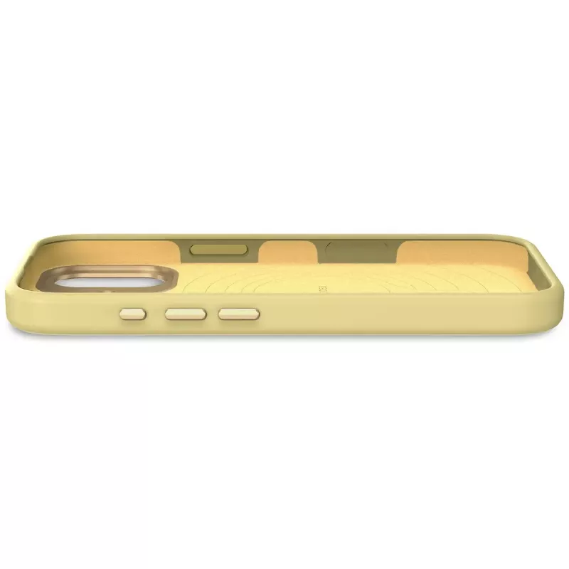 Funda para móvil Decoded D25IPO17BCS9YW para Apple iPhone 17, tipo funda, compatible con hasta 16 cm (6,3 pulgadas), amarillo, microfibra y PU