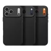 Cubierta trasera de silicona Decoded para Apple iPhone 17 Pro Max — compatible con 6,9 pulgadas (17,5 cm), negra, microfibra/PU
