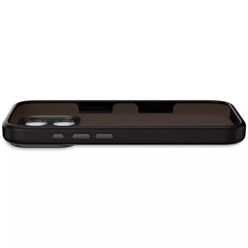 Cubierta trasera de silicona Decoded para Apple iPhone 17 Pro Max — compatible con 6,9 pulgadas (17,5 cm), negra, microfibra/PU