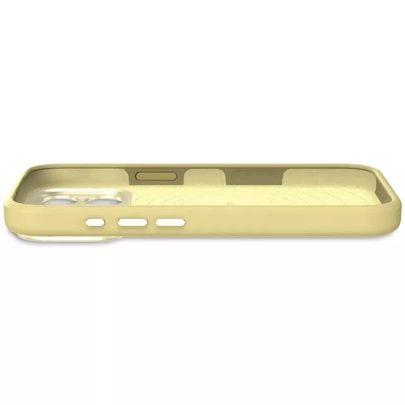Cubierta trasera de silicona Decoded para Apple iPhone 17 Pro Max, compatible con pantallas de 6,9 pulgadas (17,5 cm), amarilla