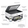 Impresora HP Smart Tank, inyección térmica de tinta, impresión en color, 4800 x 1200 DPI, A4, impresión directa, gris
