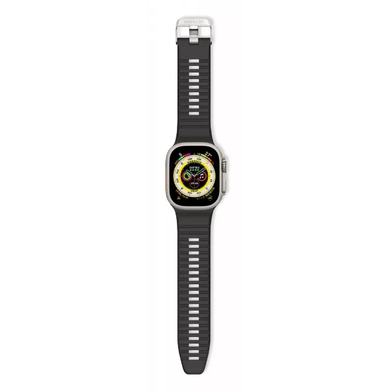 Correa Decoded Ultra Traction Strap para smartwatch, negra, silicona, 1 ud.