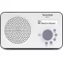Radio digital portátil TECHNISAT 0000/3906 — DAB/DAB+/FM, 1 W RMS, LCD, 3,5 mm, blanco/negro, 0,338 kg
