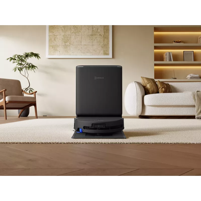 Robot aspirador Ecovacs DEEBOT T90 PRO OMNI — depósito de polvo sin bolsa de 0,25 L, 350 min de autonomía, Li‑Ion 4000 mAh, negro