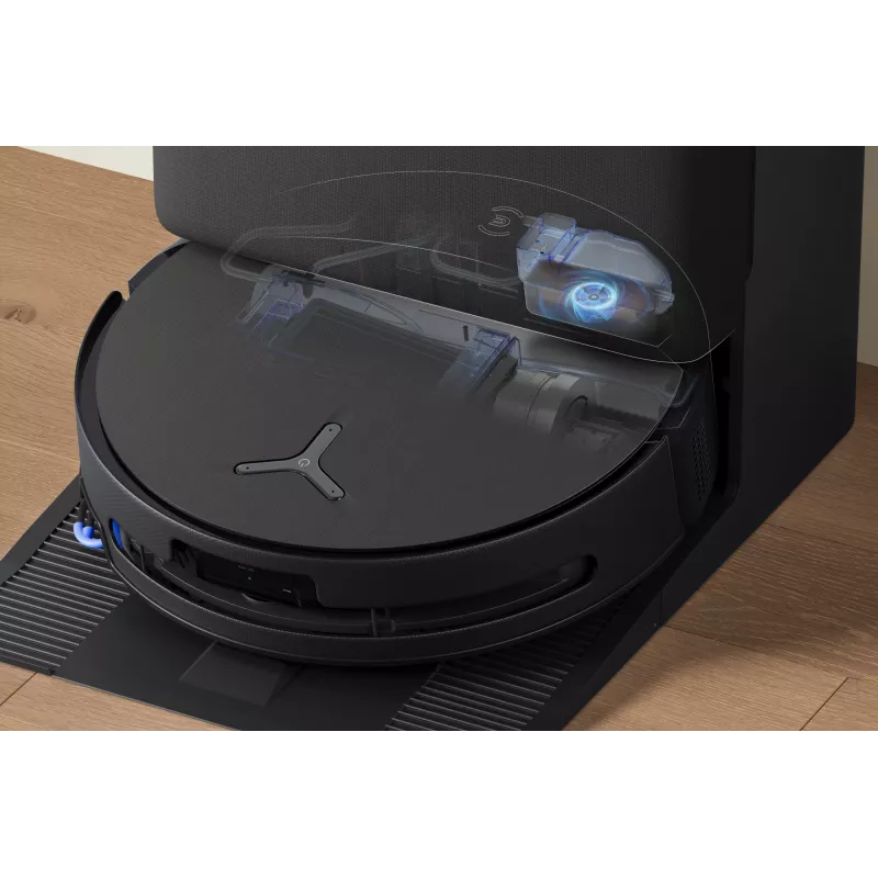 Robot aspirador Ecovacs DEEBOT T90 PRO OMNI — depósito de polvo sin bolsa de 0,25 L, 350 min de autonomía, Li‑Ion 4000 mAh, negro