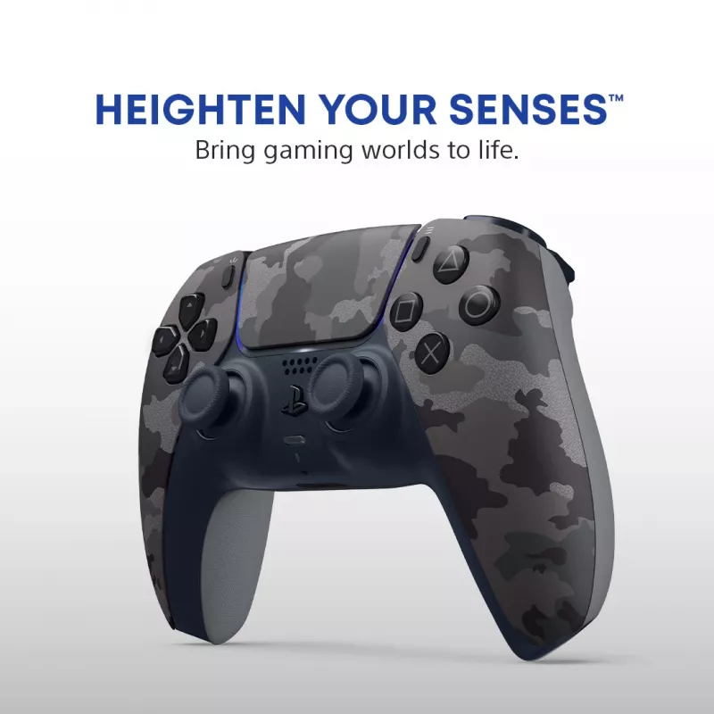 Mando Sony DualSense v3 Camouflage – Bluetooth/USB, PS5, batería integrada, USB‑C, 160×106×66 mm