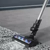Aspirador escoba 2 en 1 Rowenta RH6A35 — inalámbrico, litio-ion, 140 W, sin bolsa, tecnología ciclónica, lila/plata, cepillo LED