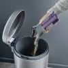 Aspirador escoba 2 en 1 Rowenta RH6A35 — inalámbrico, litio-ion, 140 W, sin bolsa, tecnología ciclónica, lila/plata, cepillo LED