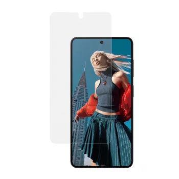 Protector de pantalla PanzerGlass para Samsung New Galaxy S 2026 — Ultra-Wide Fit, PET+sílice, FASTFIT