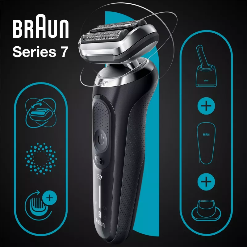 Braun Series 7 71-N7200cc recortadora de lámina y recortador negro