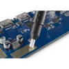 Lápiz/paño de limpieza de fibra de vidrio HAMA para cámara digital, negro, 140 mm
