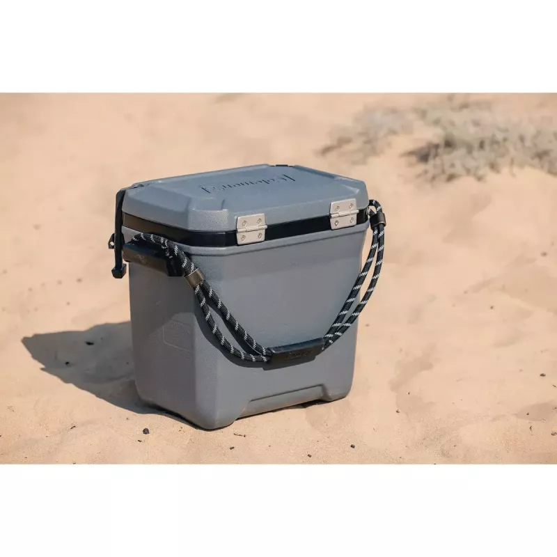 Nevera portátil COLEMAN Convoy 28 QT, capacidad 29 L, aislamiento de poliuretano, gris