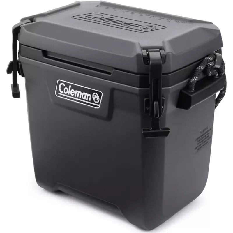 Nevera portátil COLEMAN Convoy 28 QT, capacidad 29 L, aislamiento de poliuretano, gris