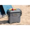 Nevera portátil COLEMAN Convoy 28 QT, capacidad 29 L, aislamiento de poliuretano, gris