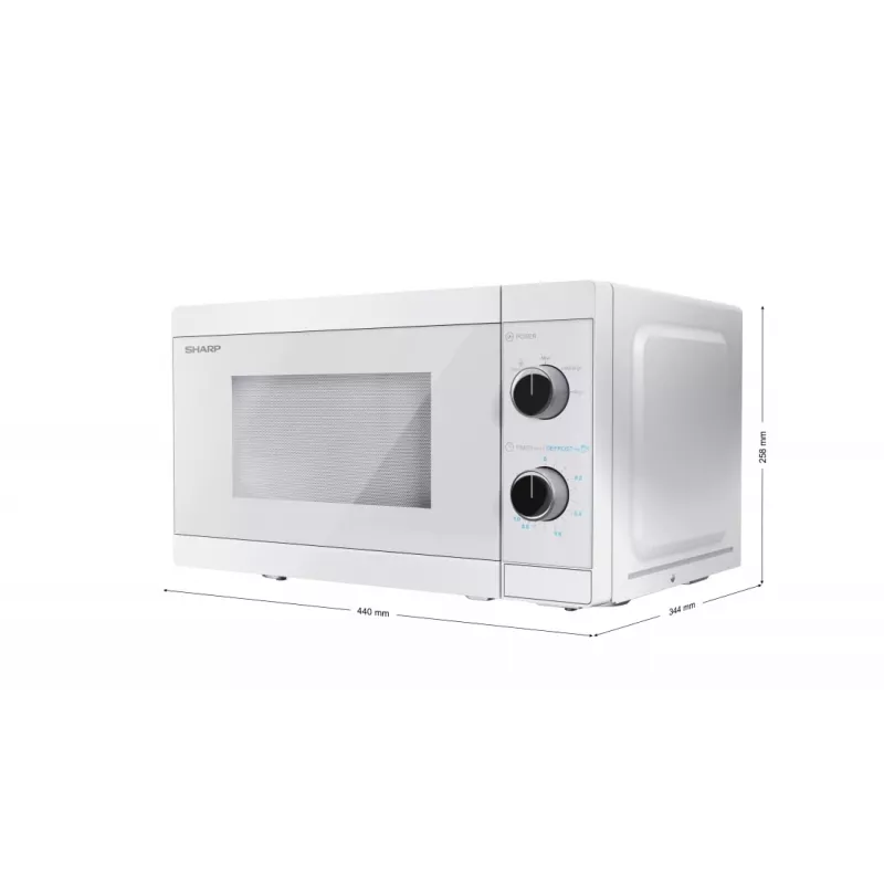 Microondas Sharp YC-MS01E-C blanco microondas solo encimera 20 L 800 W