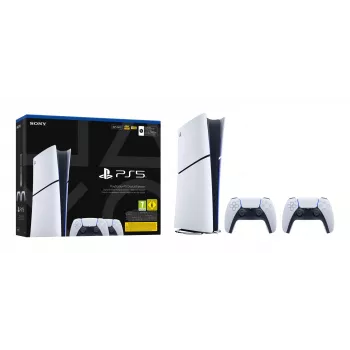 Consola Sony PlayStation 5 Slim Digital 825 GB SSD, Wi‑Fi, Bluetooth, HDMI 2.1, blanco/negro
