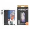 Set de protección de pantalla PanzerGlass 3 en 1 para Samsung Galaxy A55 5G – Ultra-Wide Fit, EasyAligner, cristal templado/PET