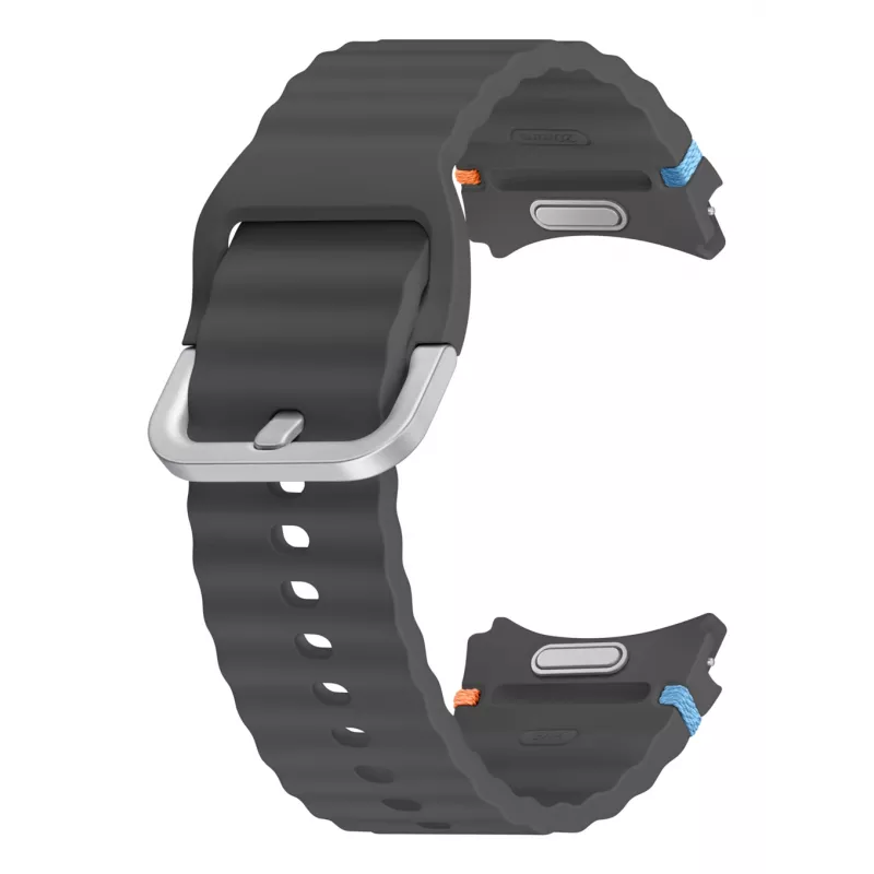 Correa deportiva Samsung (S/M) para Galaxy Watch 7, correa, smartwatch, Gris, Samsung, Galaxy Watch7/Watch6/Watch5 Pro/Watch4, Goma