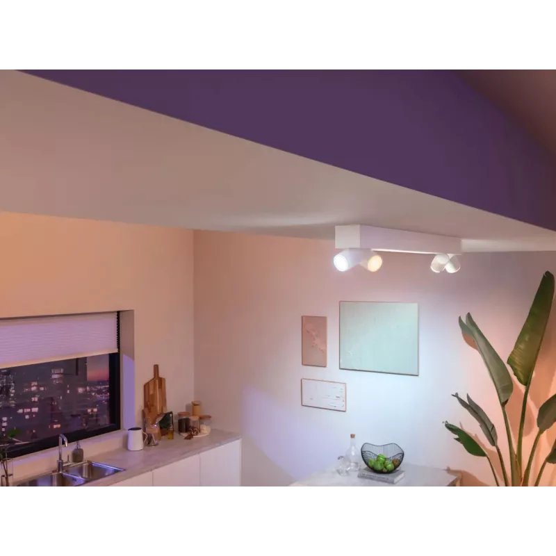 Lámpara de techo Centris 4 focos Philips Hue White and colour ambience