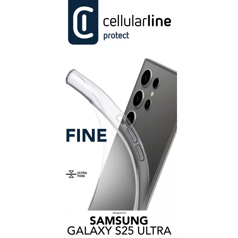 Cellularline Fine - Galaxy S25 Ultra, Funda, Samsung, Galaxy S25 Ultra, 17.3 cm (6.8