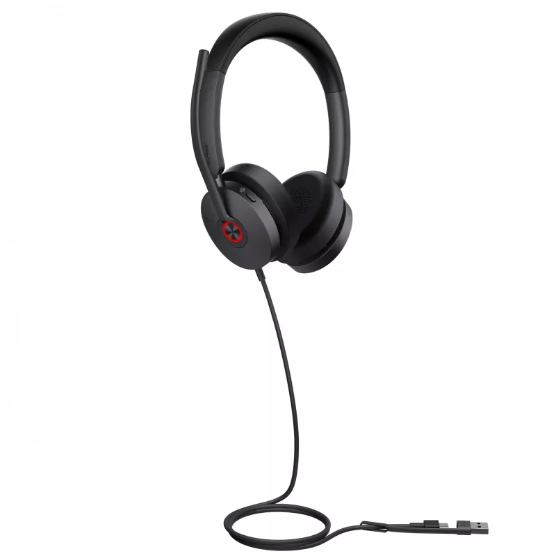Auriculares Yealink UH48 Dual Teams USB-C/A Con cable 20-20000 Hz Negro