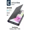 Cellularline Book - Funda tipo libro para Galaxy A36/A56 con compartimento para tarjetas y cierre magnético