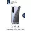 Cellularline Chroma – Funda de goma blanda y colorida para Galaxy A36/A56