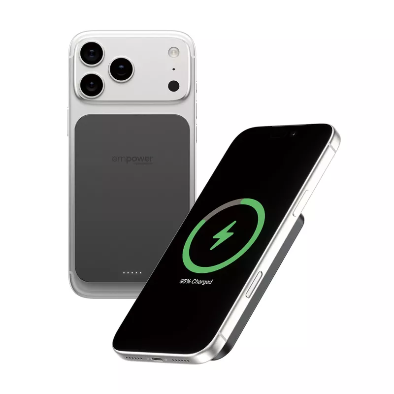 Batería externa PanzerGlass empower™ 5000mAh Space Black cargador portátil
