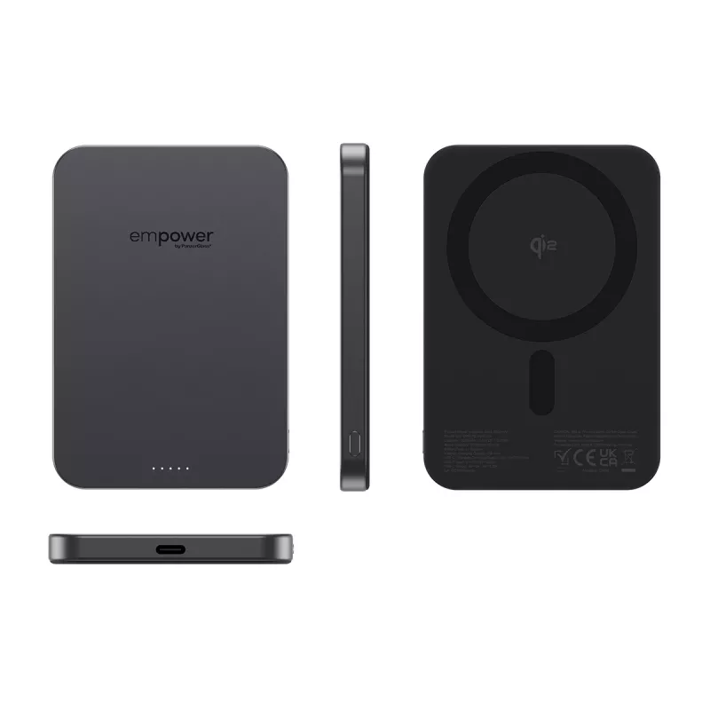 Batería externa PanzerGlass empower™ 5000mAh Space Black cargador portátil