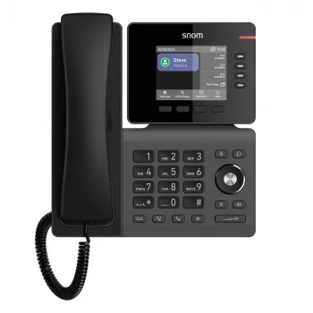 Teléfono IP Snom D810W — pantalla IPS de 3,36 pulgadas, Gigabit Ethernet, WLAN (802.11a/b/g/n/ac), PoE, negro