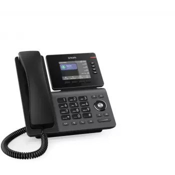 Teléfono IP Snom D810W — pantalla IPS de 3,36 pulgadas, Gigabit Ethernet, WLAN (802.11a/b/g/n/ac), PoE, negro