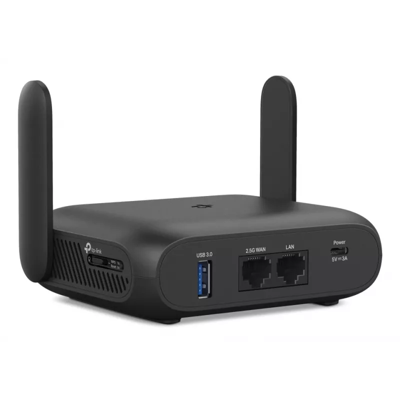 TP-Link BE3600 router inalámbrico Wi-Fi 7 2.5 Gigabit Ethernet banda dual (2,4 GHz / 5 GHz) Negro