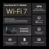 TP-Link BE3600 router inalámbrico Wi-Fi 7 2.5 Gigabit Ethernet banda dual (2,4 GHz / 5 GHz) Negro