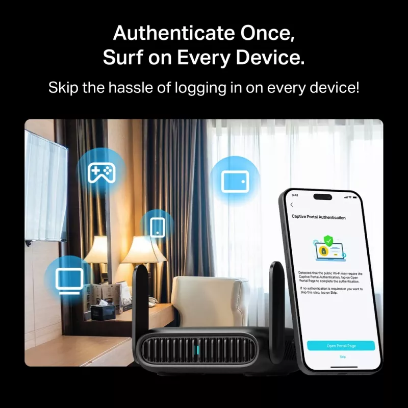 TP-Link BE3600 router inalámbrico Wi-Fi 7 2.5 Gigabit Ethernet banda dual (2,4 GHz / 5 GHz) Negro