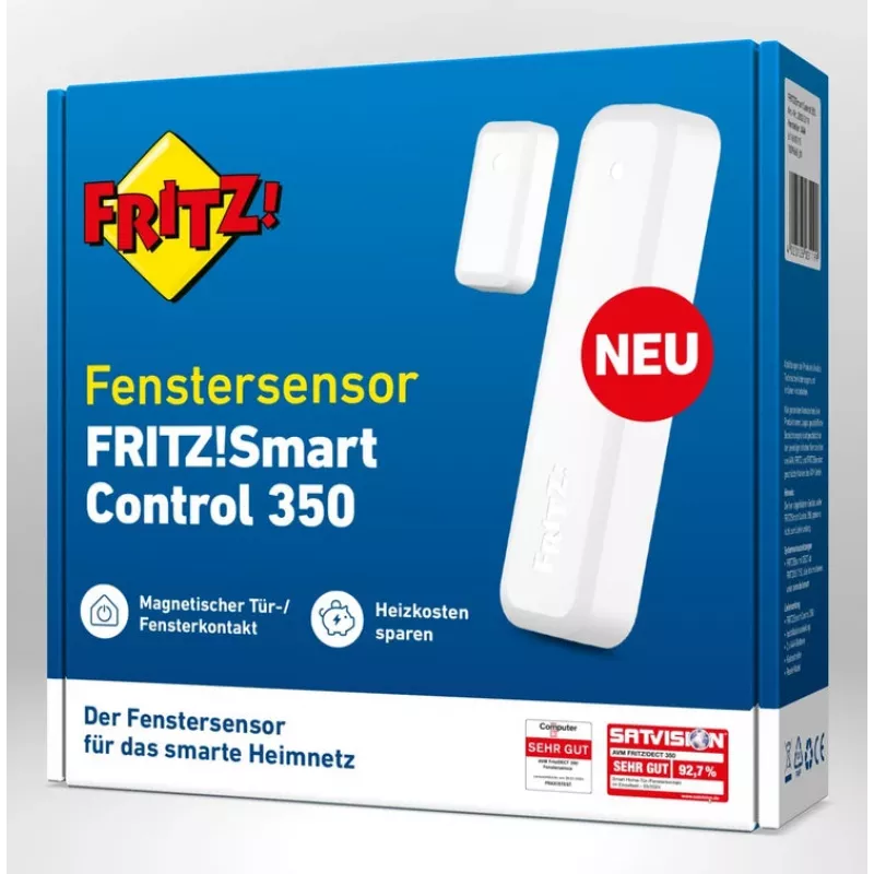 FRITZ Smart Control 350 sensor de puerta/ventana inalámbrico puerta/ventana blanco