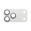 PanzerGlass Fender protección de cámara para iPhone 17 Pro Max — silicona, plata, resistente a arañazos y golpes