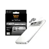 PanzerGlass Fender protección de cámara para iPhone 17 Pro Max — silicona, plata, resistente a arañazos y golpes