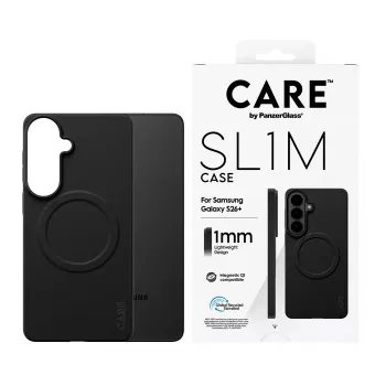 Funda protectora PanzerGlass CARE SL1M para Samsung Galaxy S26+ en negro (CR06231)
