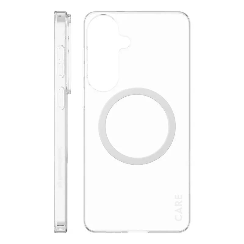 Funda protectora transparente PanzerGlass CARE™ SL1M con Qi para Samsung Galaxy S26+ (6,7