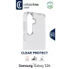 Cellularline Clear Protect - Galaxy S26 carcasa rígida con bordes de goma