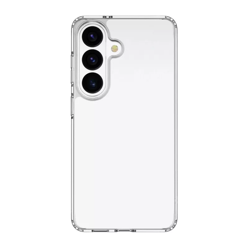 Cellularline Clear Protect - Galaxy S26 carcasa rígida con bordes de goma