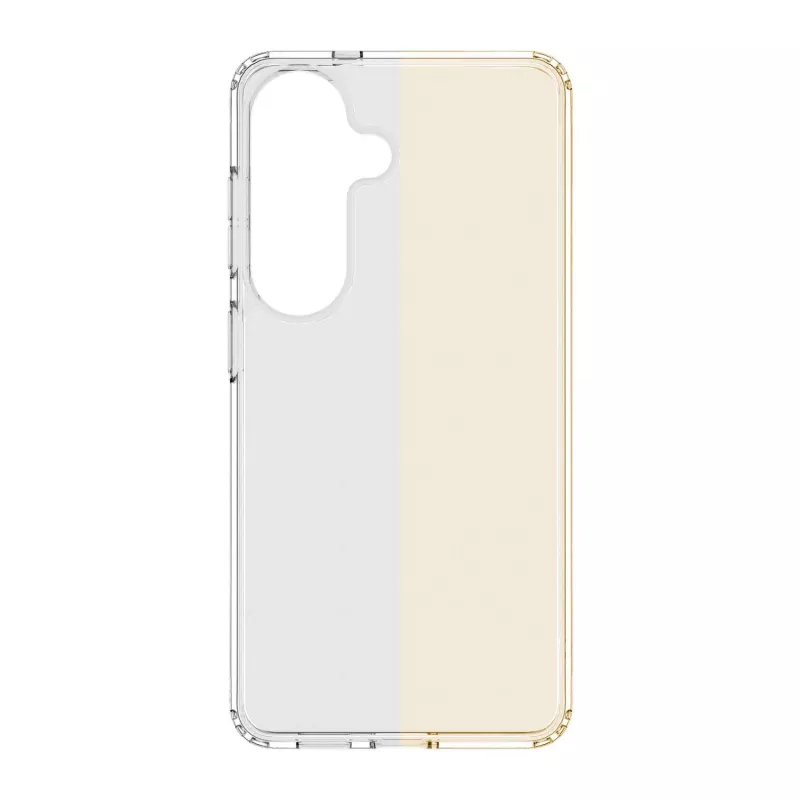 Cellularline Clear Protect - Galaxy S26 carcasa rígida con bordes de goma