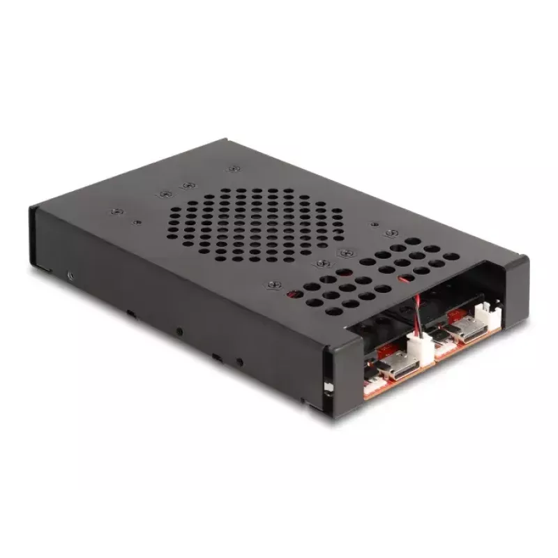 Caja para HDD DeLOCK 47070 compatible con rack, metal, 100 mm de ancho