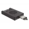 Caja para HDD DeLOCK 47070 compatible con rack, metal, 100 mm de ancho