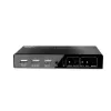 Conmutador KVM Lindy de 2 puertos HDMI 4K60, USB 2.0 y audio, 4096 x 2160 píxeles, 4K Ultra HD, negro